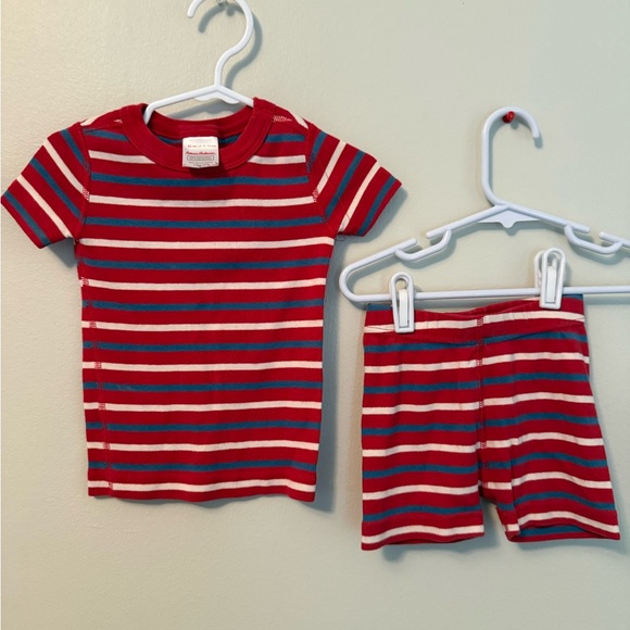 Hanna Andersson Other - Hanna Andersson Red Striped Pajama Set
